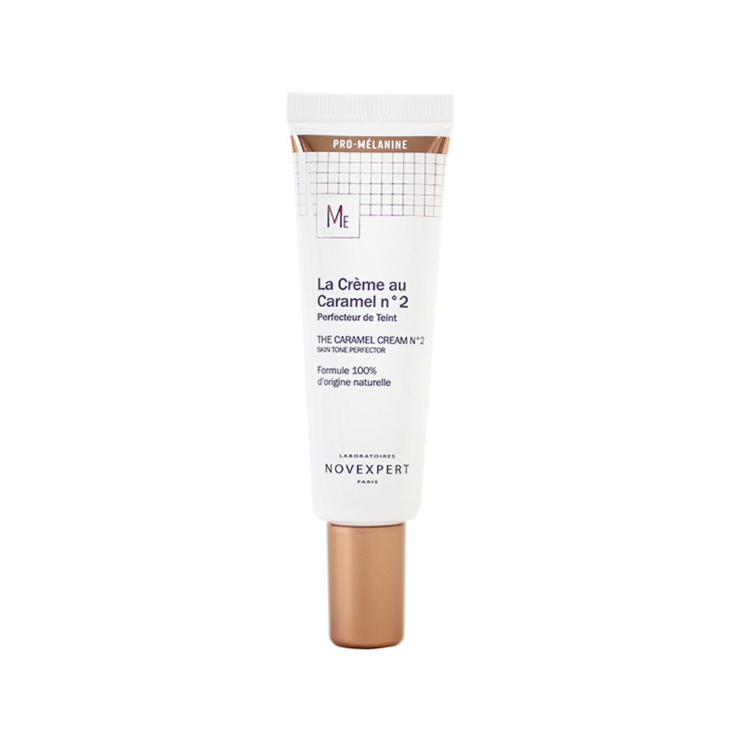 Novexpert La Crème au Caramel Éclat Doré 30ml - Soin Hybride Anti-Âge Effet Bonne Mine