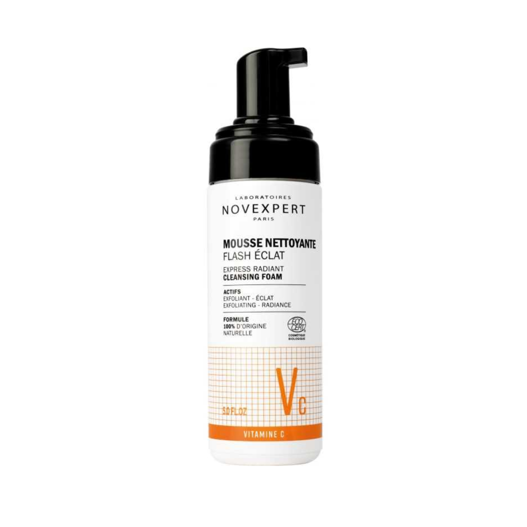 Novexpert Mousse Nettoyante Flash Éclat Vitamine C 150ml