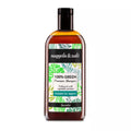 Nuggela & Sulé Shampooing Premium 100% Green 250 ml, flacon ambré étiquette végétale verte, vegan