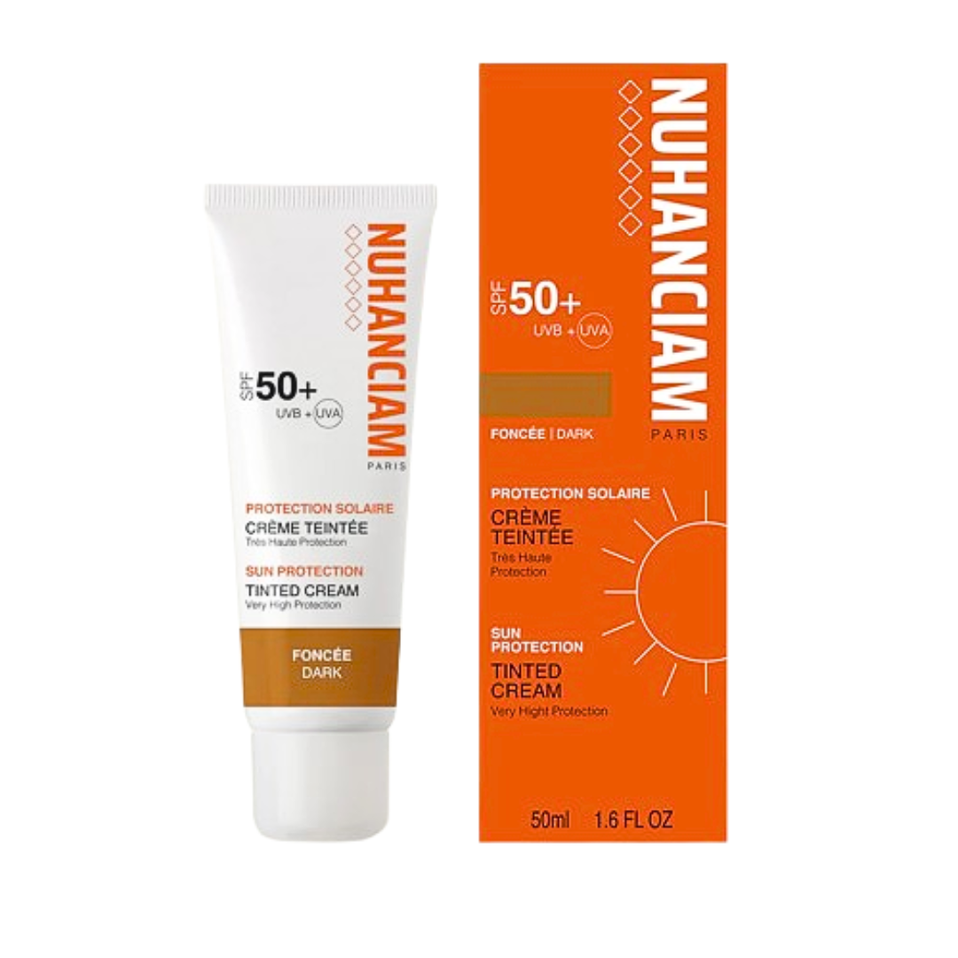 Nuhanciam Crème Teintée SPF50+ Teinte Foncée Peaux Foncées 50ml — packshot