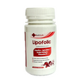 Nutrilab Lipofolic fer liposomal, spiruline, acide folique et vitamine C, pot blanc à étiquette rouge de 30 gélules