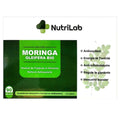 Nutrilab Moringa Oleifera Bio 100 % pur, étui vert de 90 gélules, 2 à 3 g par jour