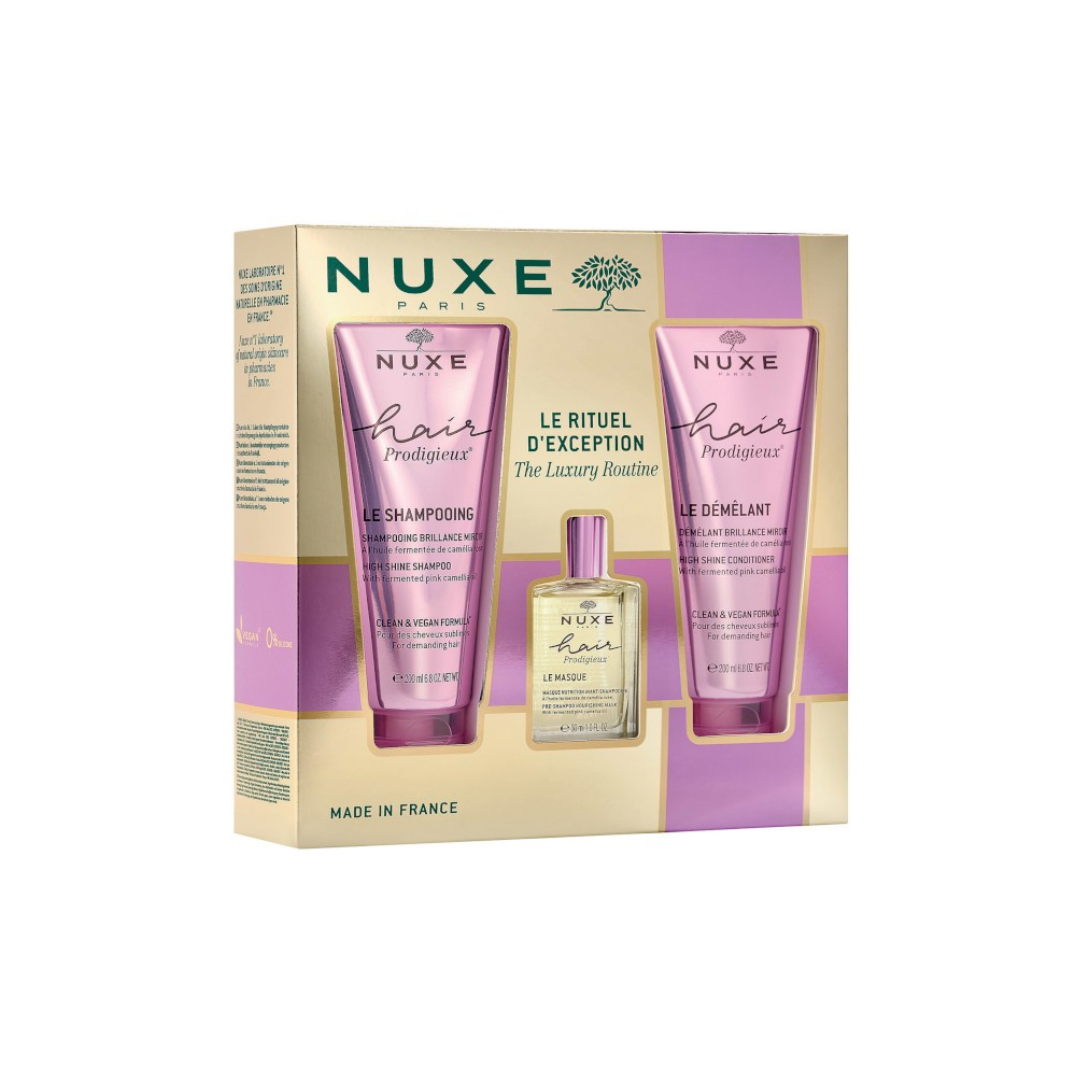 Nuxe مجموعة "The Luxury Routine Hair Prodigieuse" الفاخرة للشعر
