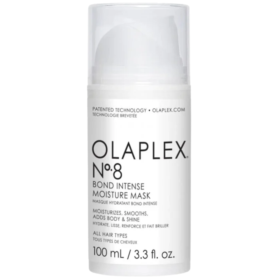 Olaplex N°8 Bond Intense Moisture Mask masque hydratant 100 ml, flacon pompe blanc