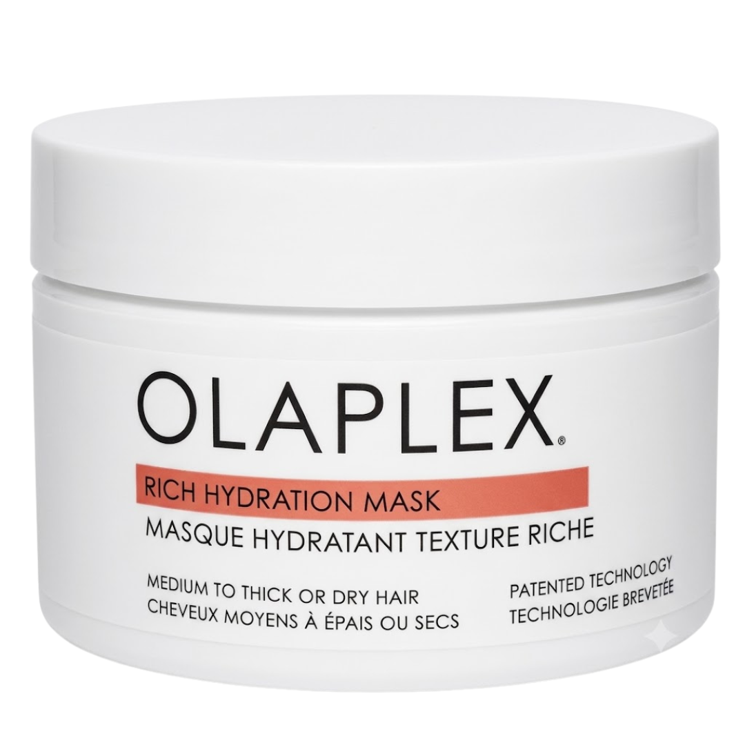 Olaplex Rich Hydration Mask masque hydratant riche cheveux épais et secs 200 ml, pot blanc