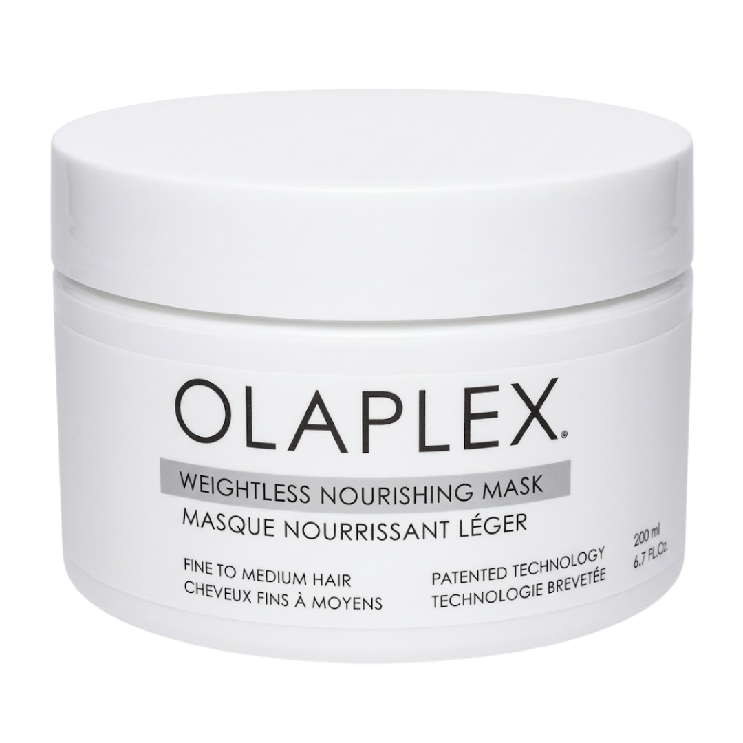 Olaplex Weightless Nourishing Mask masque nourrissant léger cheveux fins 200 ml, pot blanc