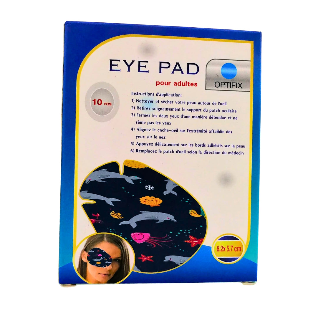 Optifix Eye Pad For Adulte CHN 8.2x5.7 10 Pieces