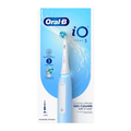 Oral-B iO Series 3 Blue — brosse à dents électrique rechargeable avec manche bleu, brossette ronde et socle chargeur