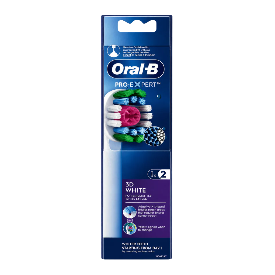 Oral-B 2 Recharge Pour Brosse Electrique 3D White