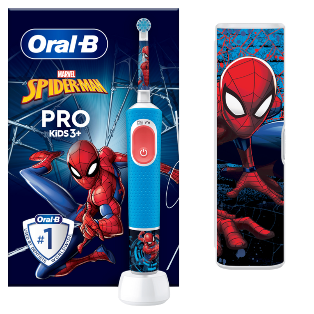 Oral-B Brosse A Dents Rechargeable kids Spiderman +3ans