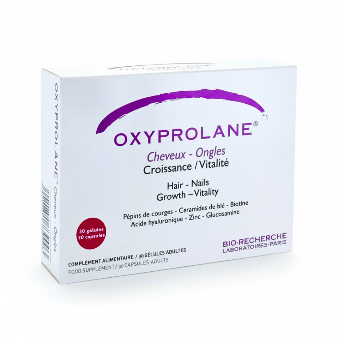 Oxyprolane Cheveux et Ongles 30 gélules — complément fortifiant cheveux et ongles Maroc