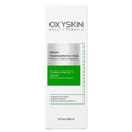 Oxyskin sérum thermoprotecteur 30 ml, étui blanc, gris et vert protection chaleur