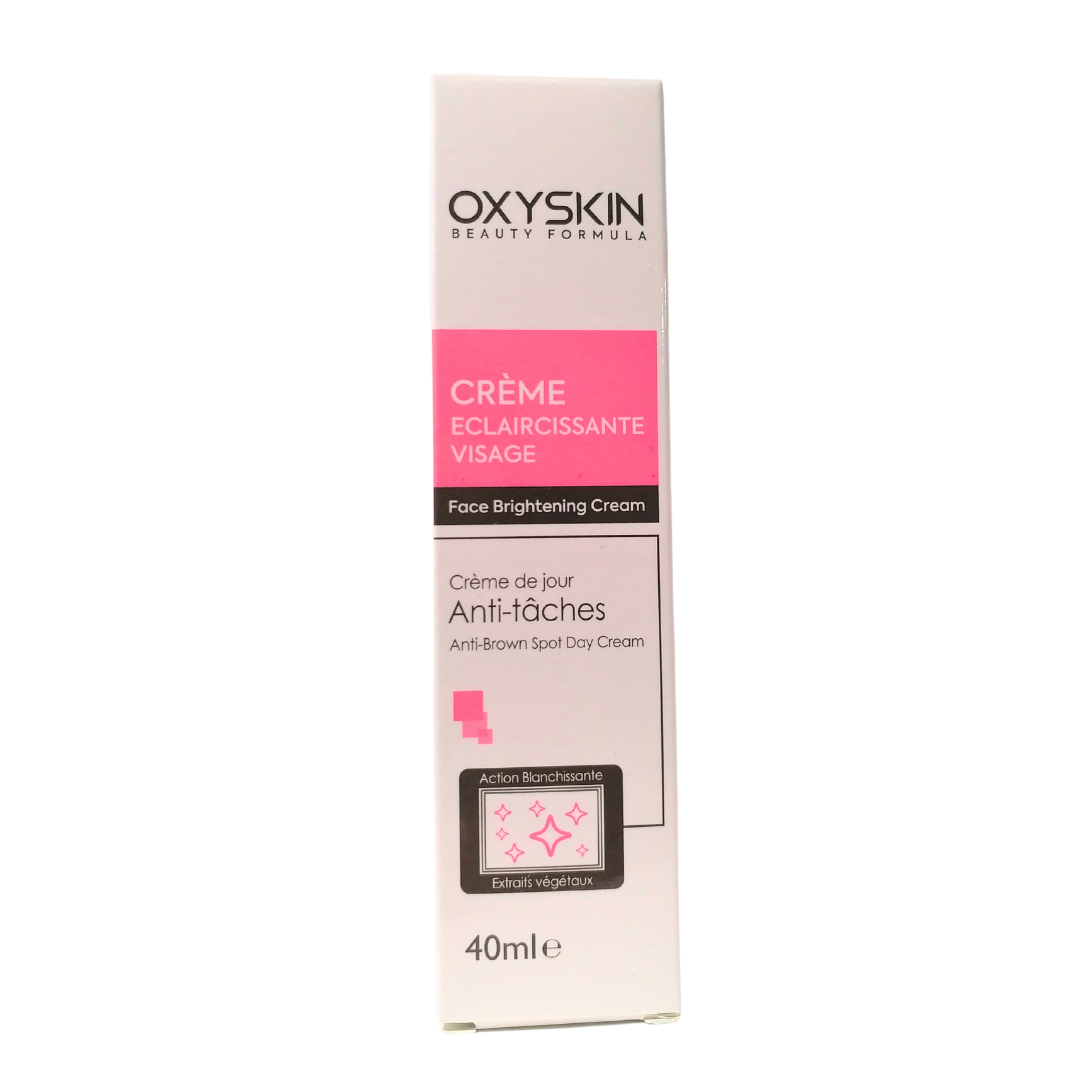 OxySkin Crème Éclaircissante 40ml - Soin Visage Anti-Taches