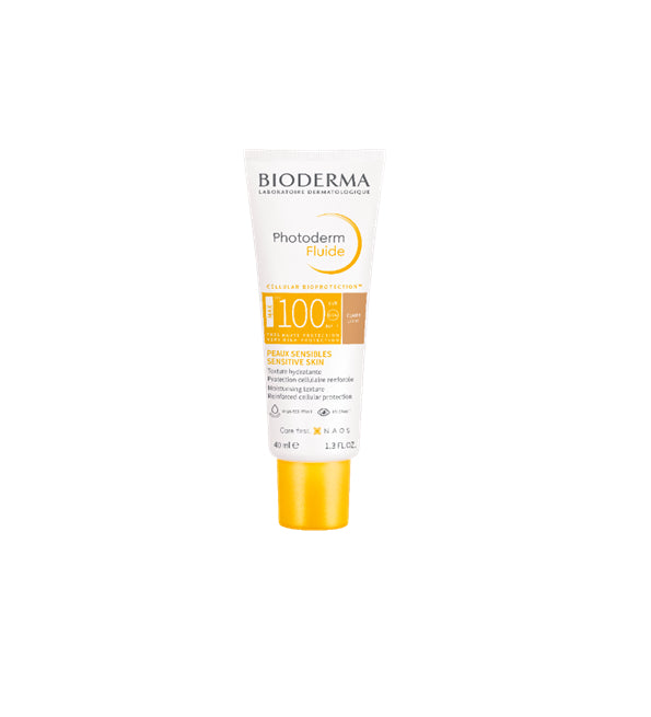 Bioderma Photoderm Fluide Max SPF100 Teinte Claire 40ml — protection solaire très haute peau sensible Maroc