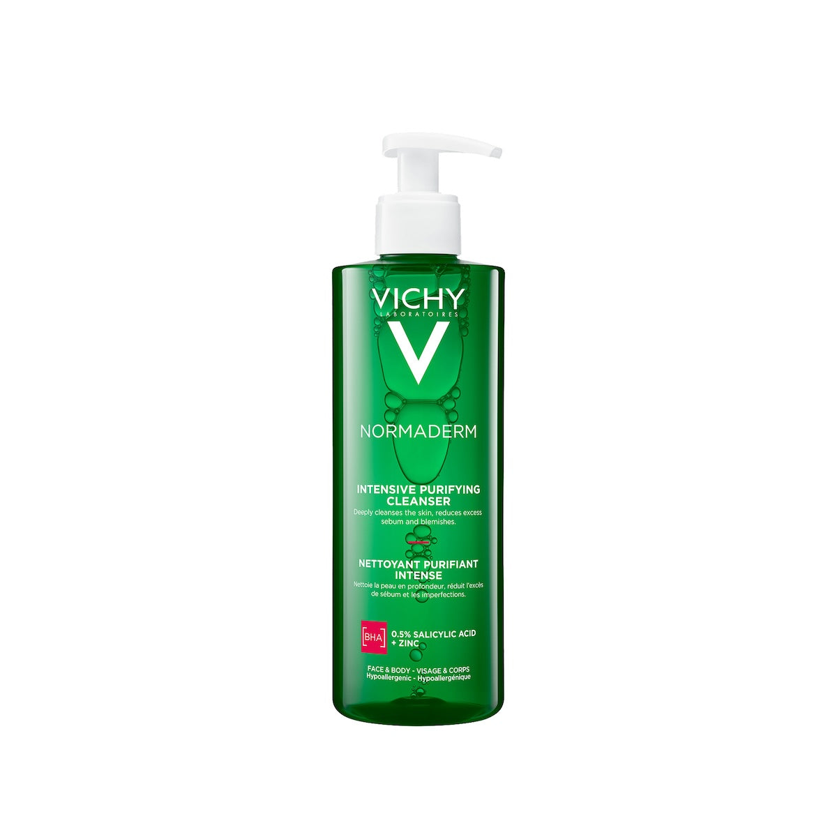 Vichy Gel Nettoyant Purifiant Intense Normaderm للوجه