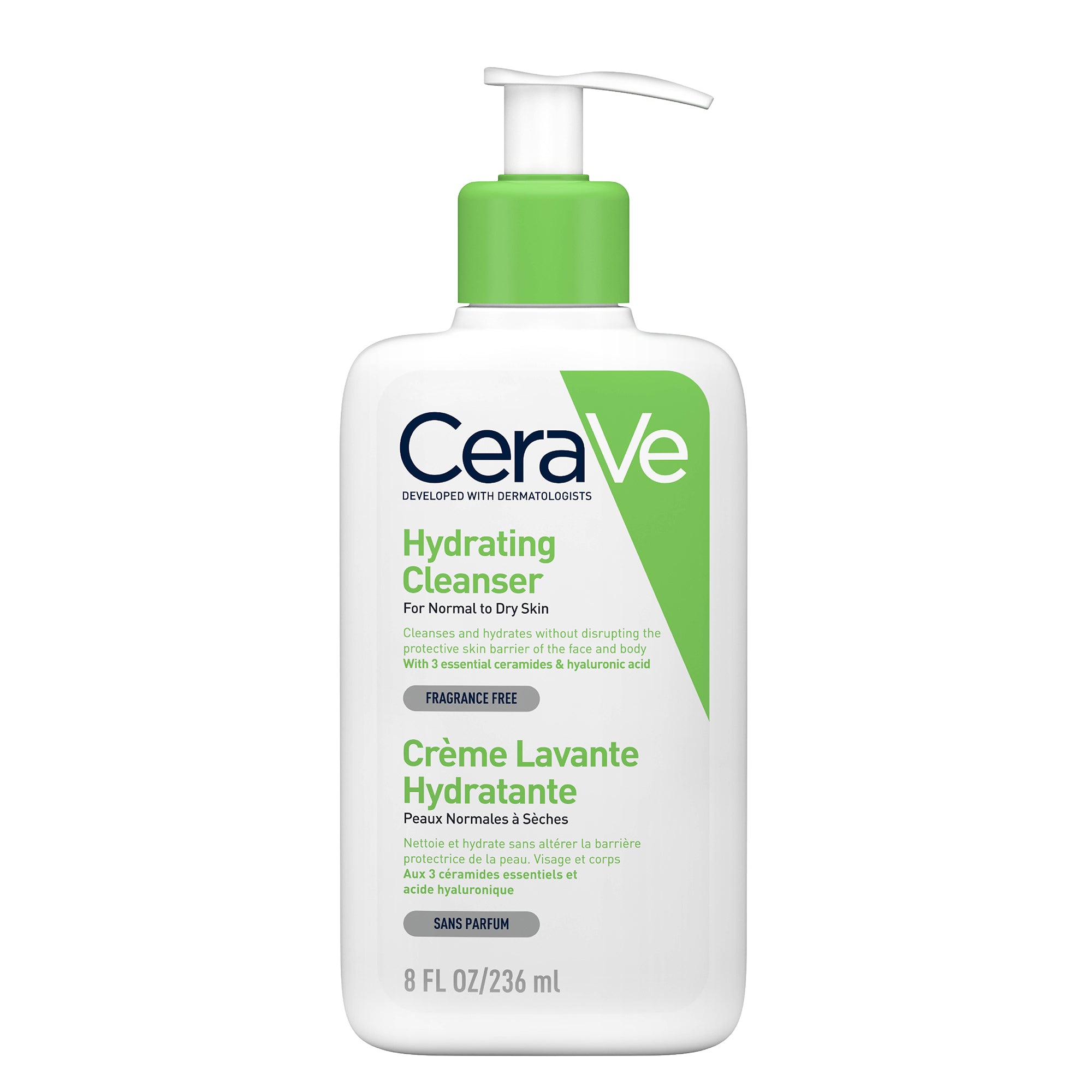 CeraVe Crème Lavante Hydratante Visage & Corps 236ml