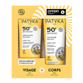Patyka Coffret Solaire SPF50+ Crème Visage Lait Corps