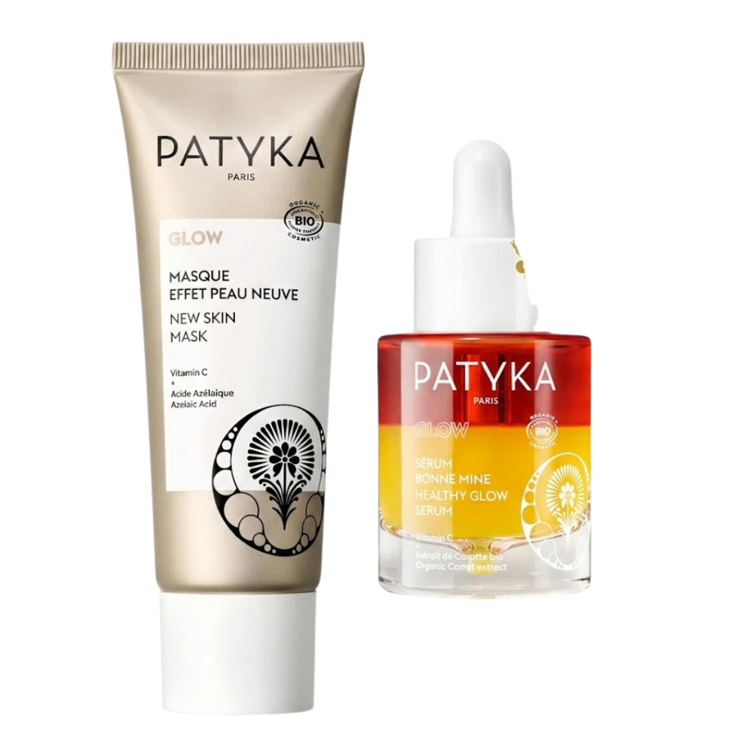 Patyka Glow Serum 30ml+Glow Masque Effet Peau Neuve Coffret
