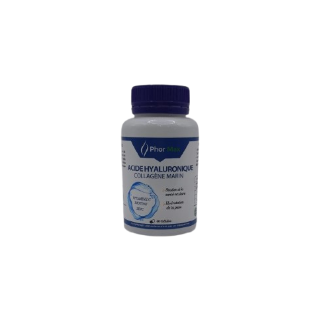 PHORMAX Acide Hyaluronique Beauté Peau 60 Gélules