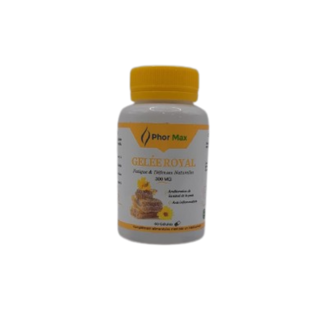 PHORMAX Gelée Royale 60 Gélules Vitalité Énergie Naturelle