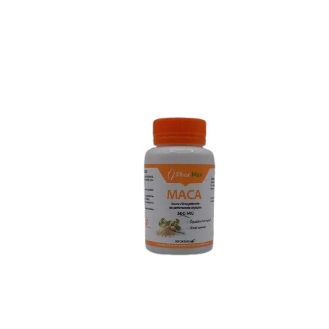 PHORMAX Maca 60 Gélules Énergie et Vitalité