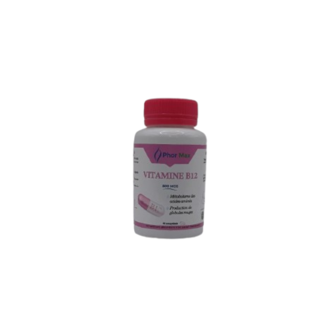 PHORMAX Vitamine B12 Hautement Dosée 60 Comprimés