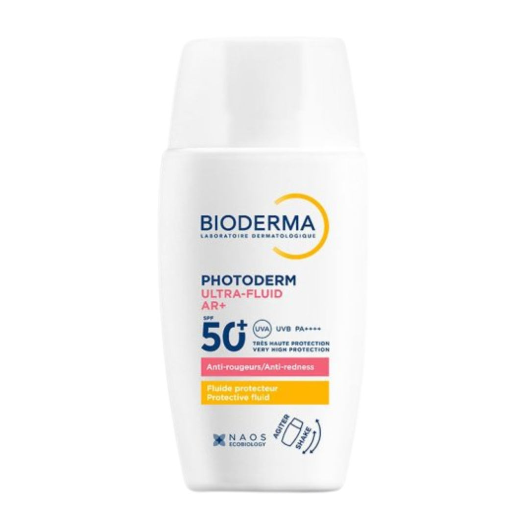 Bioderma Photoderm Ultra-Fluid AR+ SPF50+ 40ml — protection solaire anti-rougeurs peau sensible