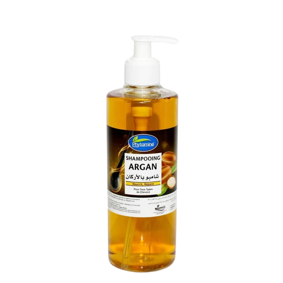 Phytamine Shampoing Argan 420ml Nutrition Cheveux Secs