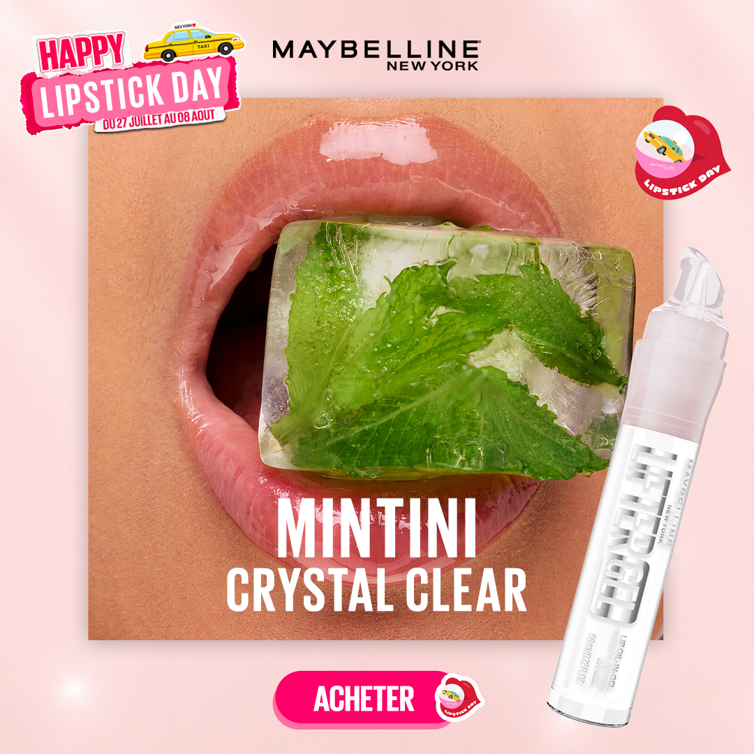 Maybelline Lifter Gel™ Oil-in-Gel Lip Gloss 001 Mintini