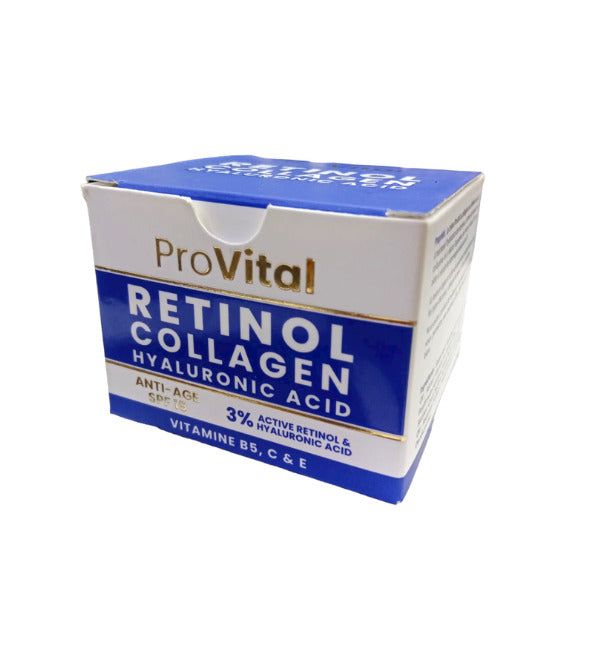 Pro Vital Crème Rétinol Collagène Acide Hyaluronique 50ml