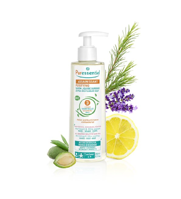 Puressentiel Savon Liquide Surgras Assainissant 500ml