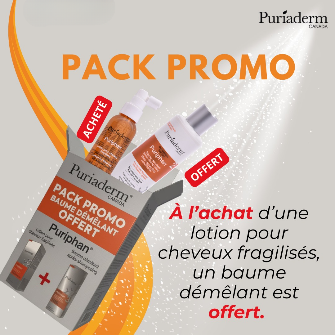Puriaderm Puriphan Lotion Anti-Chute + Baume Démêlant