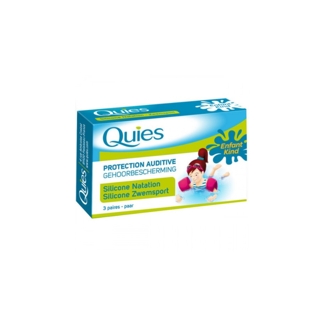 Quies Protection Enfant Silicone Spécial Natation 6 paires