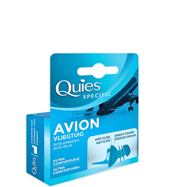 Quies Specific Avion Protecteur Auditif 1 Paire Adulte