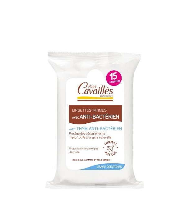 Rogé Cavaillès Lingettes Antibactériennes 15 Unités