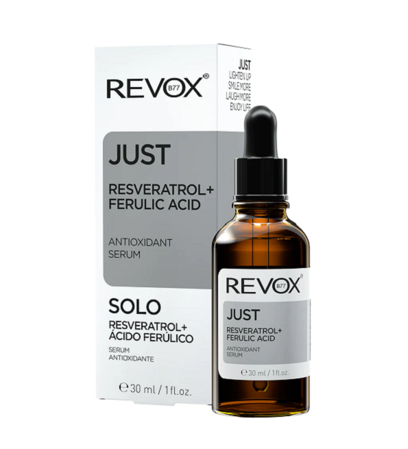 Revox B77 JUST ريسفيراترول + حمض الفيروليك سيروم للوجه