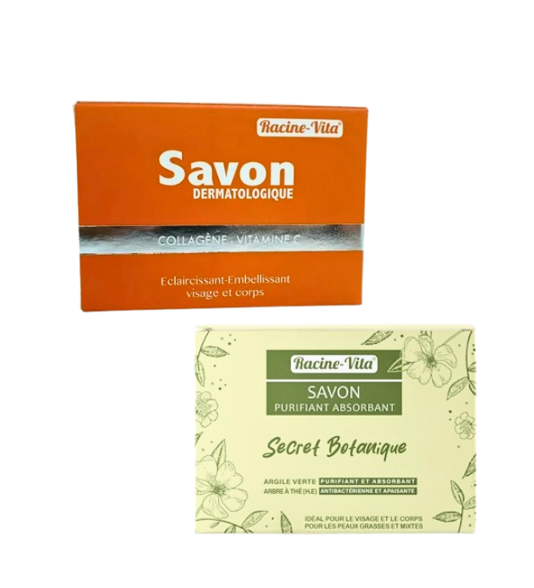Racine Vita Duo Pack Savon Vitamine C Botanique 2 x 100g