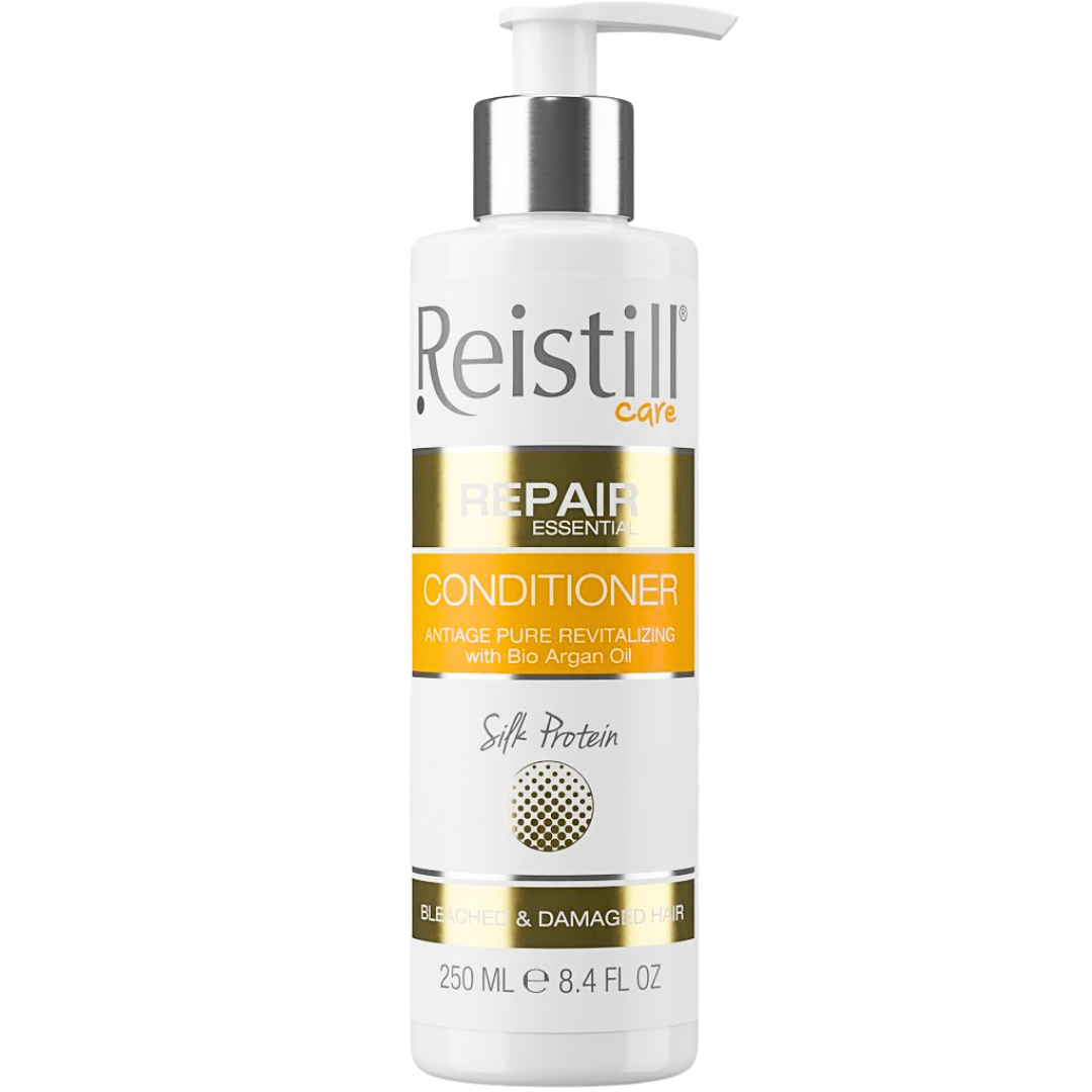 Reistill Repair Essential Après-Shampooing 250ml — soin à l'argan et aux protéines de soie, cheveux décolorés et abîmés