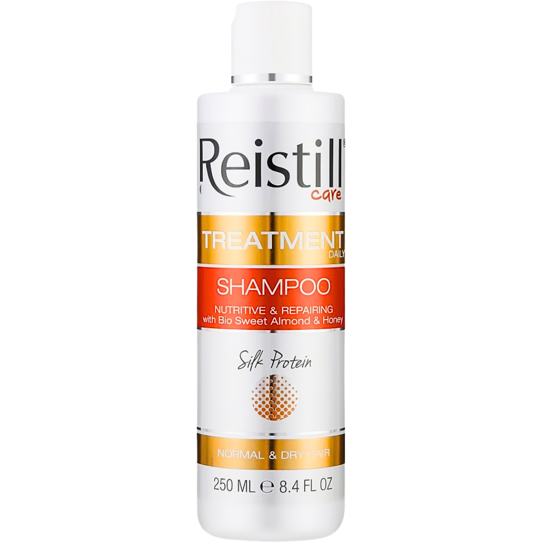 Reistill Treatment Daily Shampooing Nutritif Réparateur Amande Douce Miel 250ml, cheveux normaux à secs