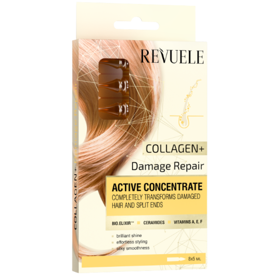 Revuele Ampoules Active Hair Concentrate Collagen+Damage Rep