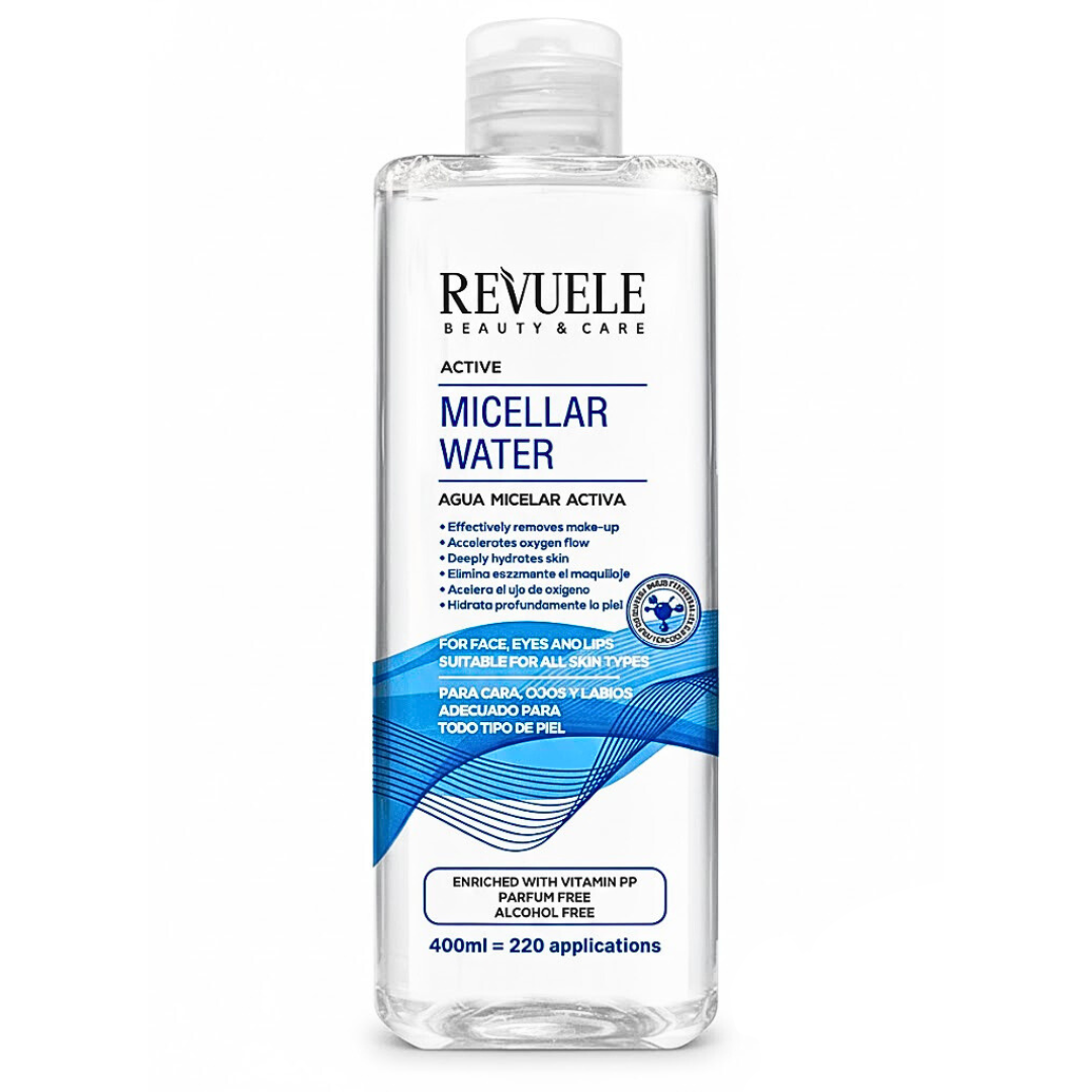 Revuele Eau Micellaire Active Démaquillant Visage