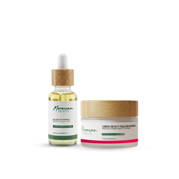 Moroccan Beauty - Routine Night+ Crème de Nuit 50ml + Elixir du Maroc