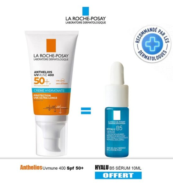 La Roche-Posay Anthelios UVMUNE 400 SPF50+ Crème Fondante 50ml Duo
