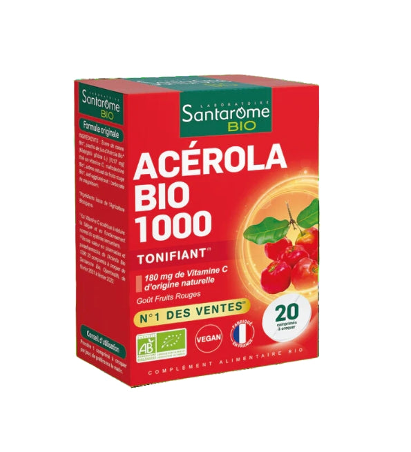 Santarome Acerola Bio 1000 - 20 قرصًا