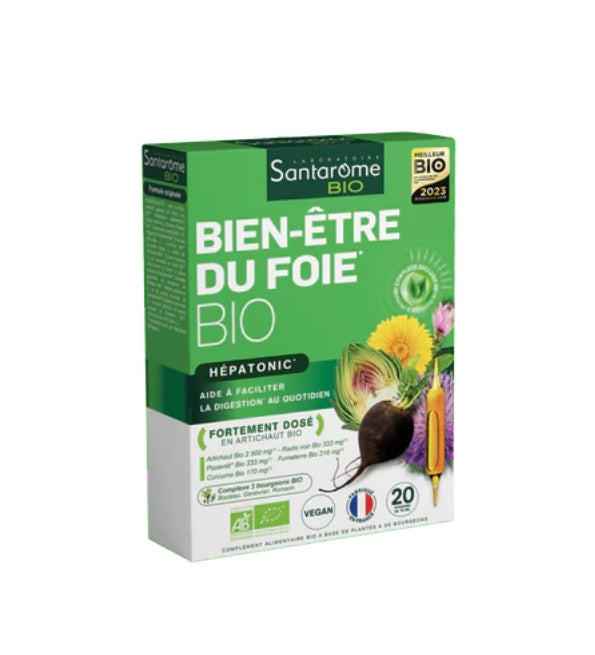 Santarome Bien Être du Foie Bio 20 أمبولات