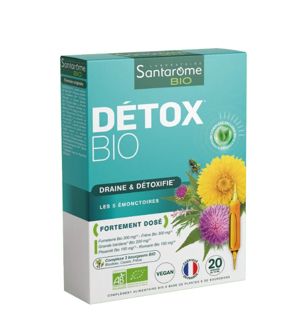 Santarome Detox 20 أمبولة تصريف عضوي