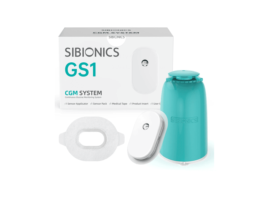 SIBIONICS GS1 capteur de mesure continue du glucose 14 jours, boîte avec applicateur et capteur