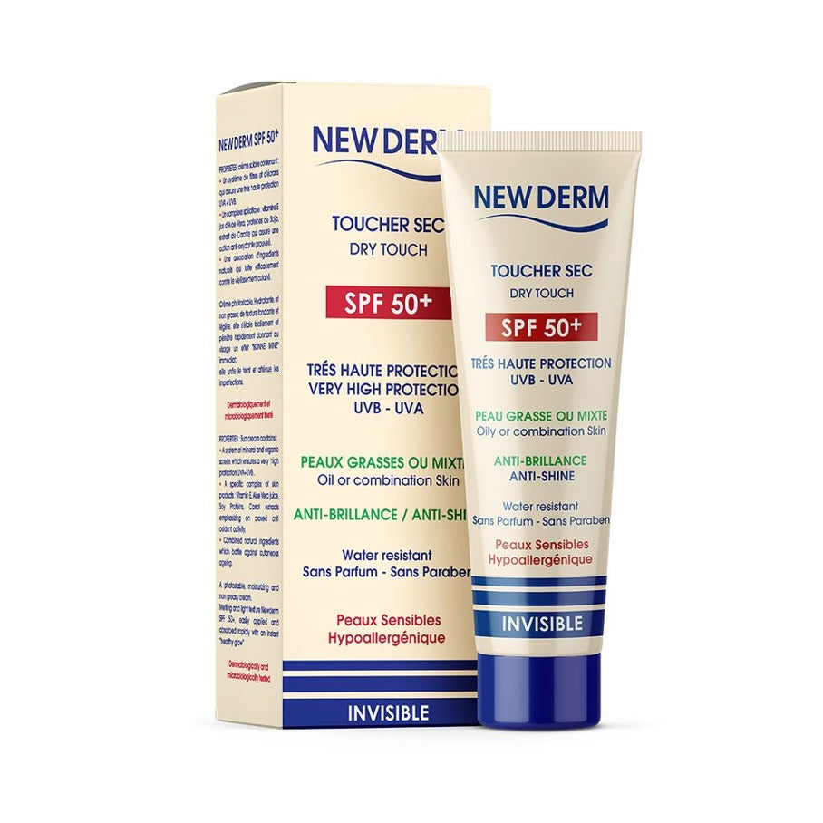 New Derm Écran Solaire SPF50+ Invisible 50ml