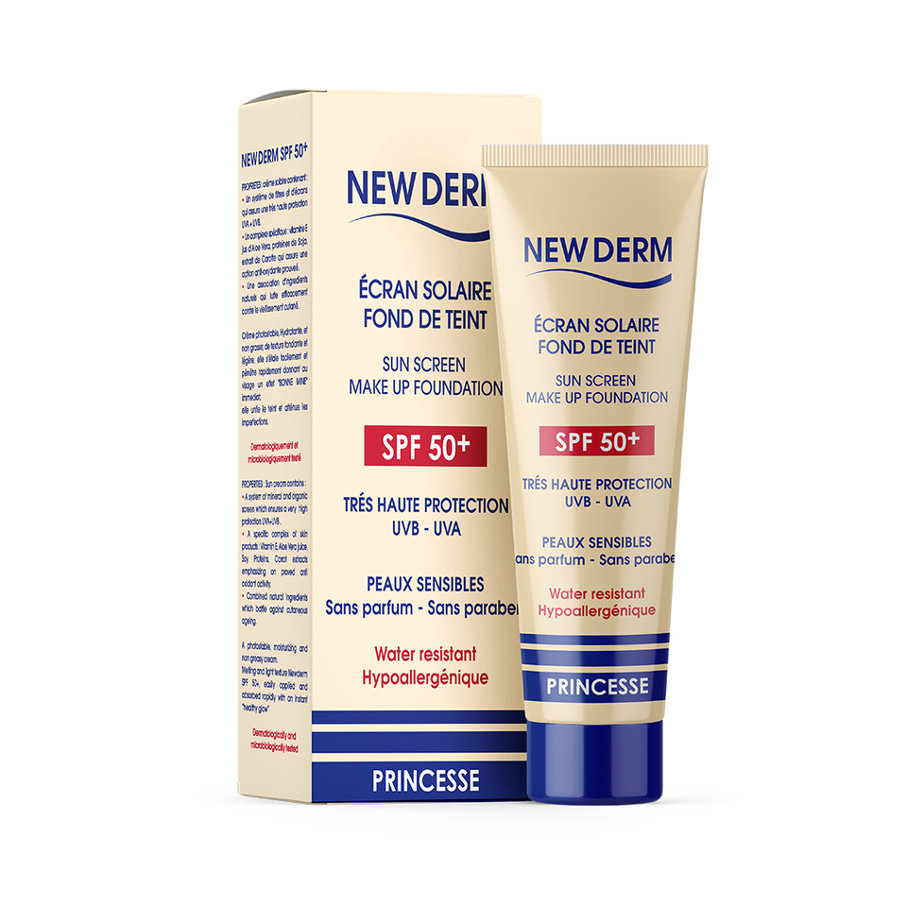 New Derm Crème Solaire SPF50+ Princesse 50ml