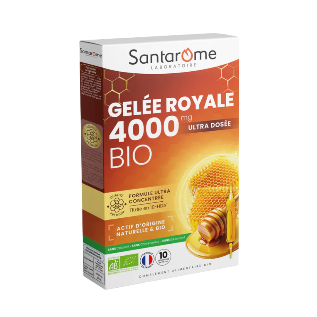 Santarome Gelée Royale 4000mg 10 Ampoules x 15ml